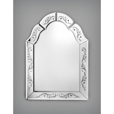 Miroir vénitien artisanal de style français