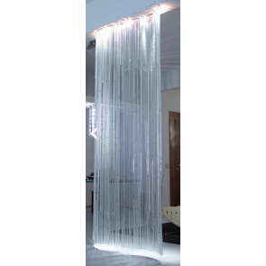 Mur lumineux en verre écologique
