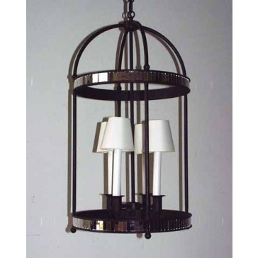 Round lantern baroque style with mirors on the frame