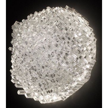 Original wall light in recycled glass