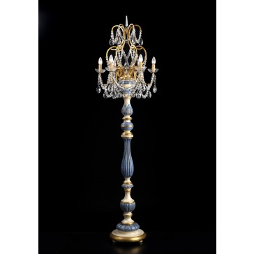 Lustre sur pied ou torchère typiquement baroque