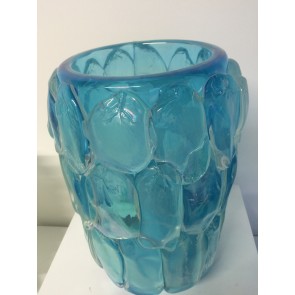 Vase artisanal en verre de Venise, modèle Sirène