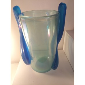 Vase modèle Iris de fabrication artisanale en verre artisanal de Murano