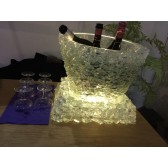 Seau à champagne lumineux