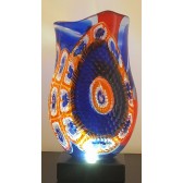 Vase artisanal en verre de Murano, pièce unique 